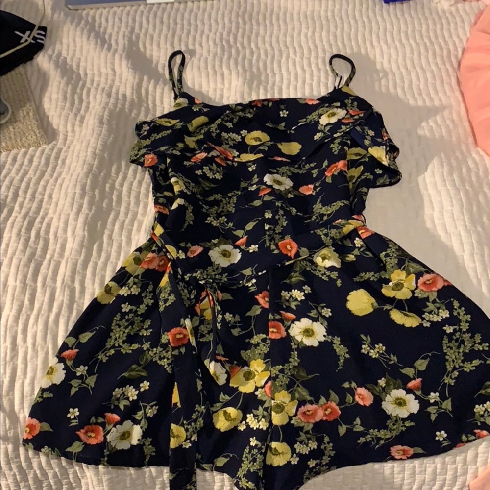 Forever 21 floral romper